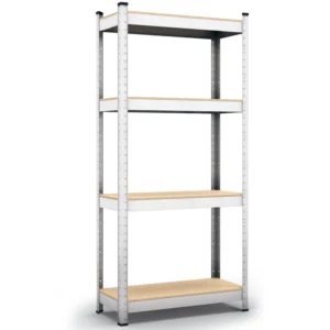 Belko® Schwerlastregal C113, 160x80x40 cm, 4 Böden, 80kg Tragkraft pro Boden, verzinkt - Lagerregal, Steckregal