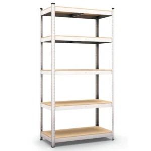 Belko® Schwerlastregal C118, 200x90x45 cm, 5 Böden, 200kg Tragkraft pro Boden, verzinkt - Lagerregal, Steckregal