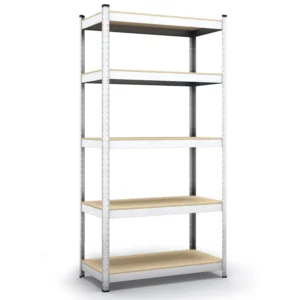 Belko® Schwerlastregal C120, 180x75x30 cm, 5 Böden, 70kg Tragkraft pro Boden, verzinkt - Lagerregal, Steckregal