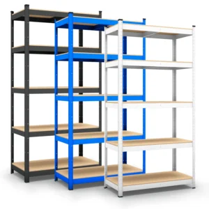 Belko® Schwerlastregal C114, 180x90x40 cm, 5 Böden, 175kg Tragkraft pro Boden, (Farbe wählbar) - Lagerregal, Steckregal