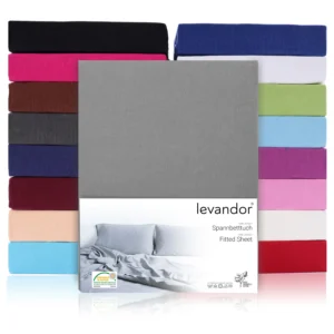 levandor® Spannbettlaken aus 100% Baumwolle (Farben & Größen wählbar)